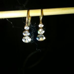 Lia Sophia triple drop earrings